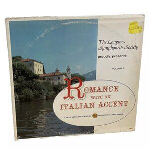 Romance With An Italian Accent Vol. 1 (Vinyl, 1972) Longines Symphonette Society